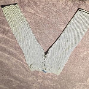 Mid-rise ankle length trousers